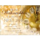 Postkarte - Goldenes Ziffernblatt