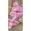 Magnetlesezeichen rosa Herz für Dich