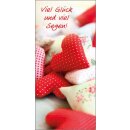 Magnetlesezeichen mit Herzenmotiv