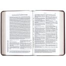 Golsdschnitt von der Seite der Bibel