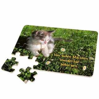 Holz Puzzle Katzenbaby