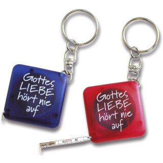 Schlüsselanhänger - Bandmaß