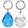Schlüsselanhänger - Tropfen in zwei Ausführungen