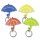Schlüsselanhänger Regenschirm in 4 Farben