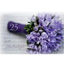 Faltkarte - Zur Silberhochzeit