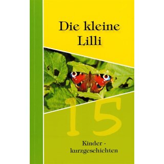 Gelb grünes Buch mit Schmeterling