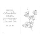 Schmetterlinge auf Blumen mit dem Vers aus Psalm 36 6a