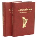 2 Liederbücher mit Noten rot im Set