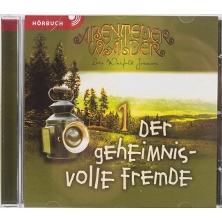 Öllampe und Wald im Hintergund