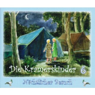 Zeltlager nachts im Wald