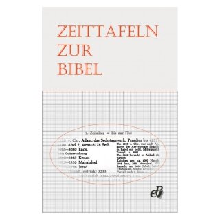 Zeittafeln zur Bibel