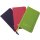 Notizbücher Blau Pink und Grün