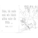 Ansicht Wolf mit Vers aus Matthäus 10 16