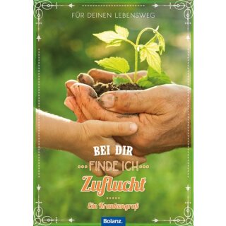 Grußheft Bei dir finde ich Zuflucht - Ein Krankengruß