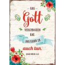Postkarte Was Gott versprochen hat