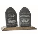 Schiefertafel Die Zehn Gebote
