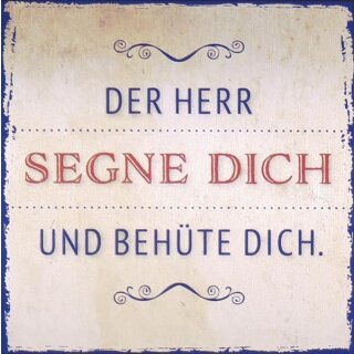 Metalltafel Der Herr segne dich