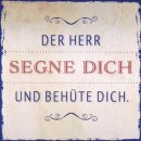 Metalltafel Der Herr segne dich