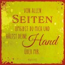 Edle Metalltafeln im Vintagestil mit Bibeltext aus...