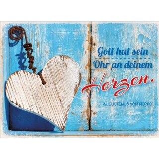 Magnet Gott hat sein Ohr an deinem Herzen