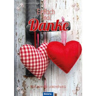 Grußheft Einfach mal Danke