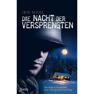 Soldat vor einer Hütte